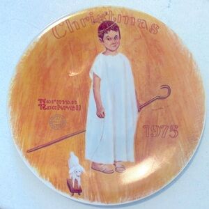 Norman Rockwell Christmas 1975 Collector Plate